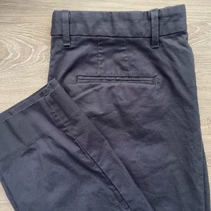 Gap Slim Cropped tapered ankle pants, dark gray, size 8